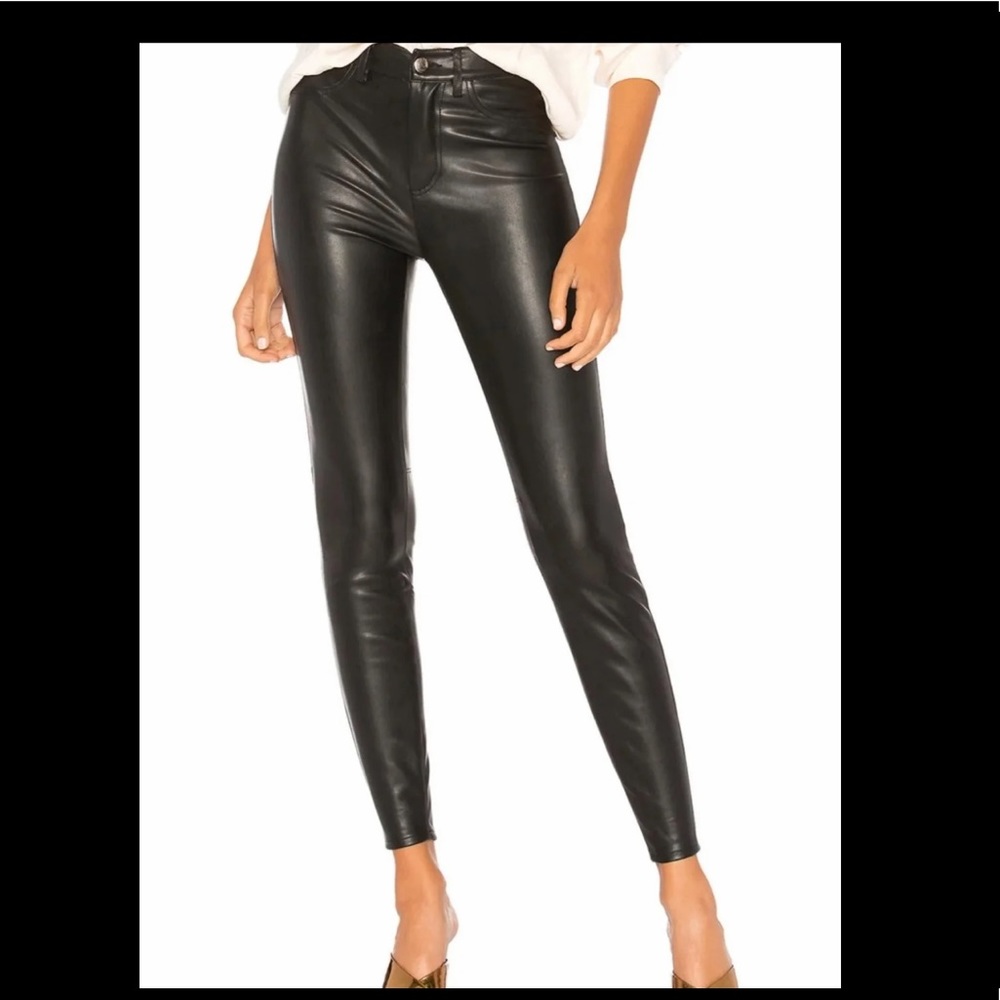 Faux leather pants. Free People